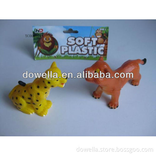 Soft plastic toy vinyl animals